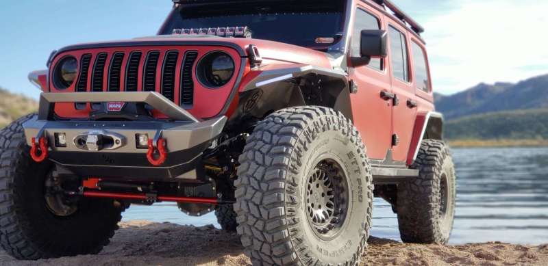 Road Armor 518LFF0Z 18-20 Jeep Wrangler JL Stealth Front Fender Liner JL Body Armor Raw