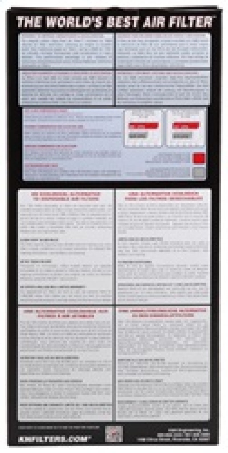 K&N Engineering 33-2004 K&N 77-83 Porsche 911 CSI F/I Drop In Air Filter