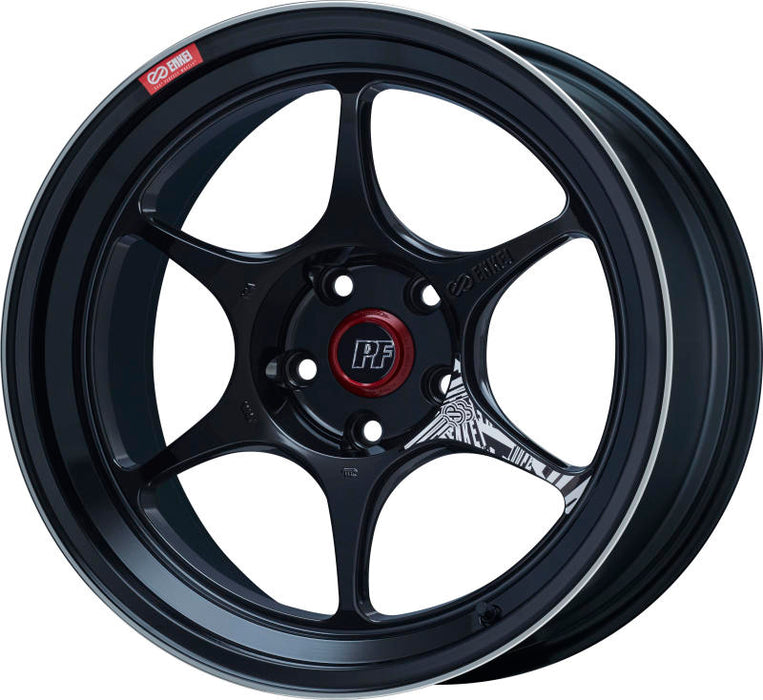 Enkei 545-895-6527BKM PF06 18x9.5 5x114.3 27mm Offset 75mm Bore Black Machined