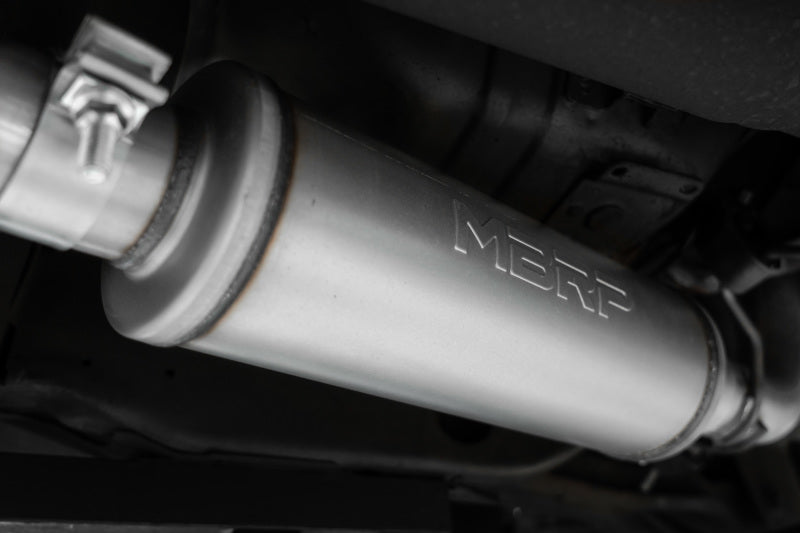 MBRP S7221ALBT 99-04 Ford Mustang GT 4.6L 2.5in. Dual Split Rear AL Cat Back w/ 3.5in. Dual Wall Blk. Tips