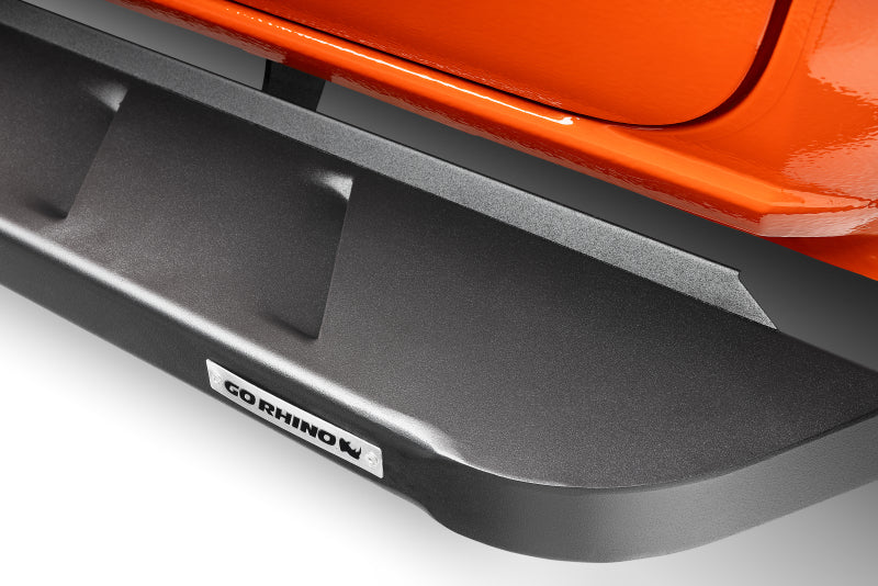 Go Rhino 630080PC RB10 Running Boards - Tex Black - 80in