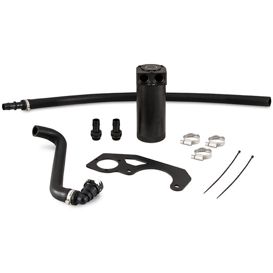 Mishimoto MMBCC-JLH-18CBE 2018+ Jeep Wrangler JL 2.0L Baffled Oil Catch Can Kit - Black