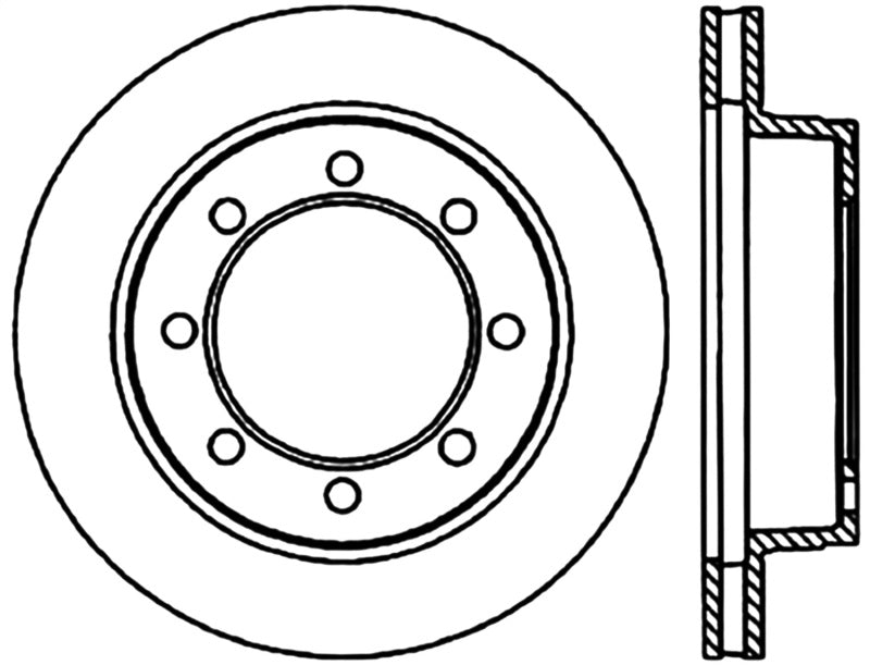 Stoptech 120.65053CRY Performance Brake Rotor