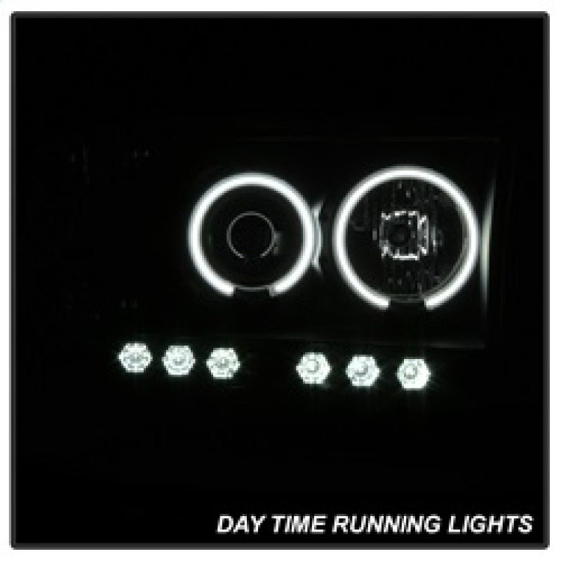 SPYDER 5078797 Spyder Dodge RAM 1500 02-05 03-05 Projector Headlights CCFL Halo LED Blk Smke PRO-YD-DR02-CCFL-BSM