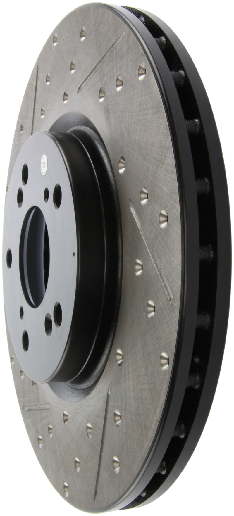 Stoptech 127.40062R StopTech 04-08 Acura TL (Brembo Caliber) SportStop Slotted &amp; Drilled Right Front Rotor