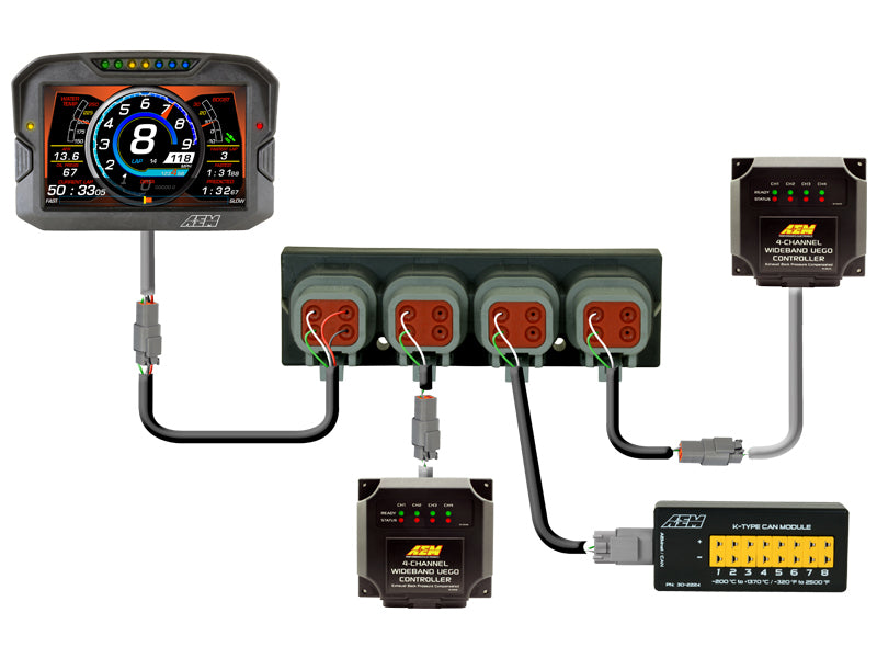 AEM 30-2225 4 Port net Can Hub