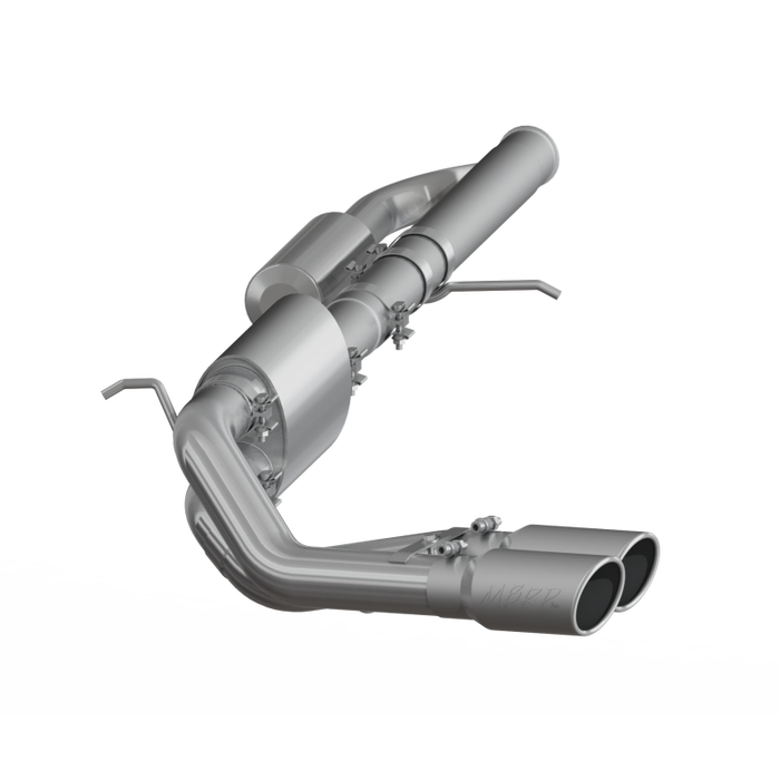 MBRP S5081409 09+ Chevrolet Silverado 1500 4.3L 3in Pre-Axle Dual Outlet Cat Back - T409