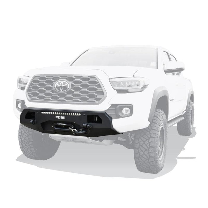 Westin 58-311045 16-23 Toyota Tacoma Pro-Series Mid Width Front Bumper - Textured Black