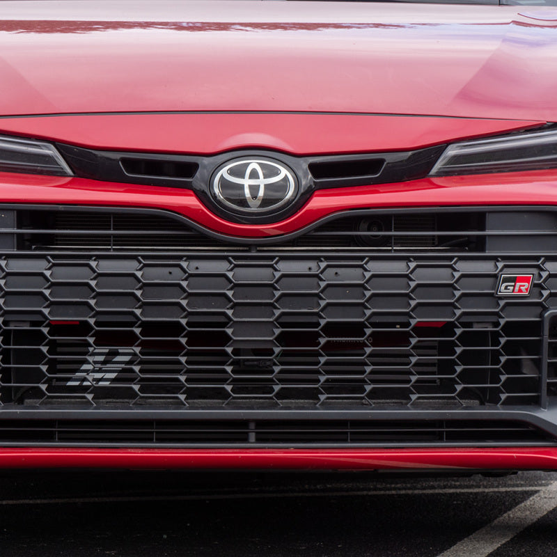 Mishimoto MMINT-GRC-23KSLBK 2023+ Toyota GR Corolla Intercooler & Pipe Kit - Silver Cooler - Black Pipes