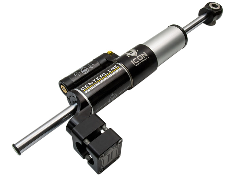 ICON 22020 07-18 Jeep Wrangler JK Adj Thru Shaft Steering Stabilizer Kit
