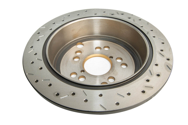 DBA DBA42659XS-10 12+ Subaru/Scion BRZ/FR-S (AU Spec) 10 Lug Slot Rear Drilled & Slotted 4000 Series Rotor