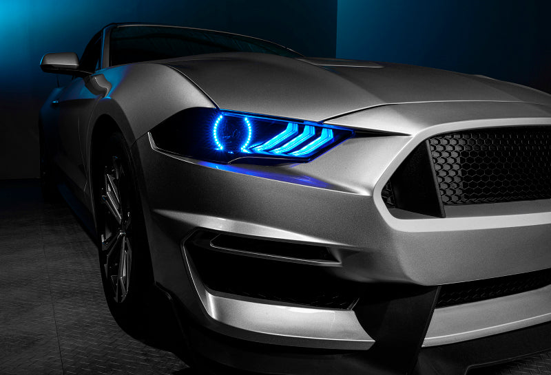 ORACLE Lighting 1446-332 Oracle 18-21 Ford Mustang Dynamic DRL w/ Halo Kit & Sequential Turn Signal - ColorSHIFT SEE WARRANTY