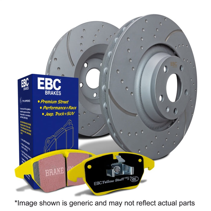 EBC S5KF2068 S5 Brake Pad and Rotor Kit