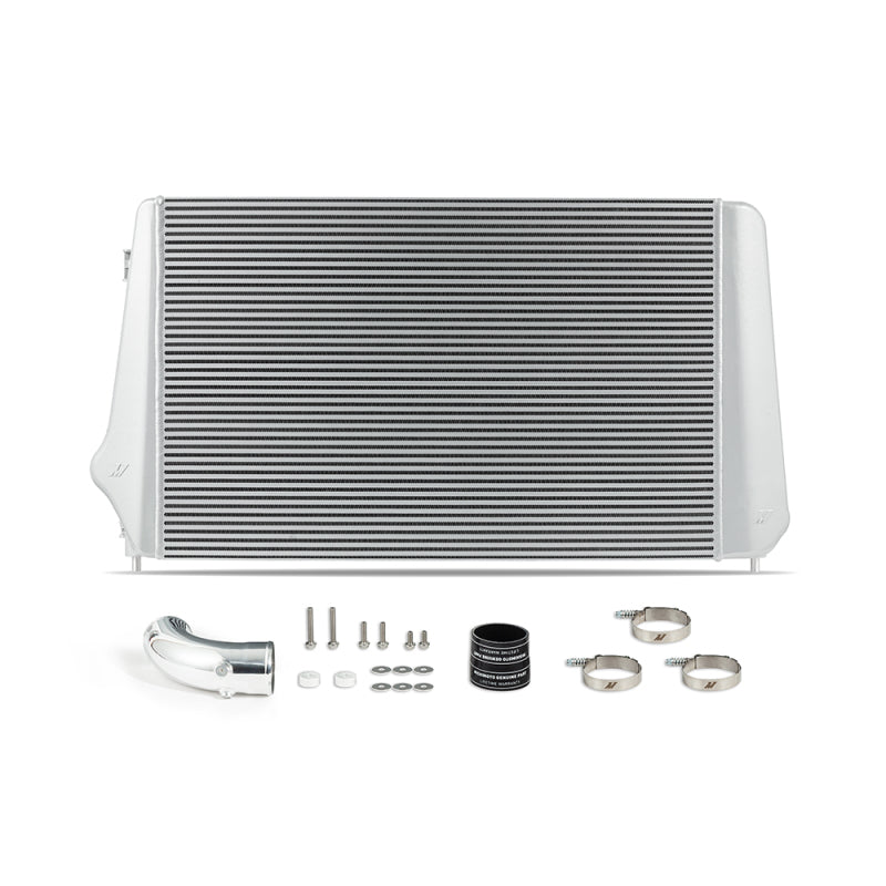 Mishimoto MMINT-DMAX-17SL 17-19 GM 6.6L L5P Duramax Intercooler - Silver