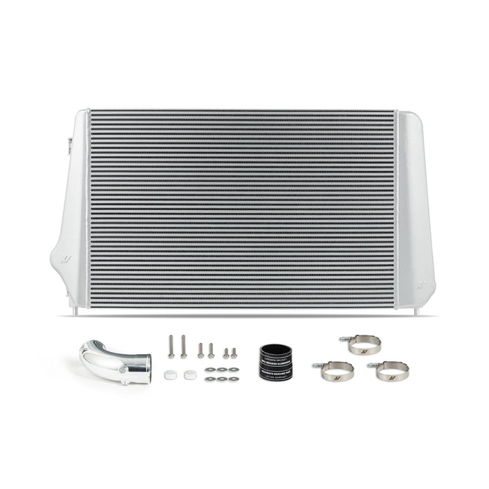 Mishimoto MMINT-DMAX-17SL 17-19 GM 6.6L L5P Duramax Intercooler - Silver