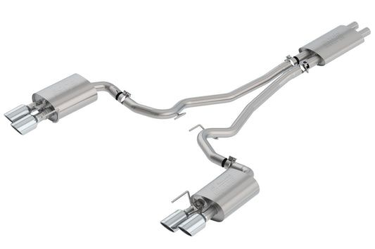 Borla 1014045 2018-2022 Ford Mustang GT Cat-Back Exhaust System Touring- Rolled Polished Tips