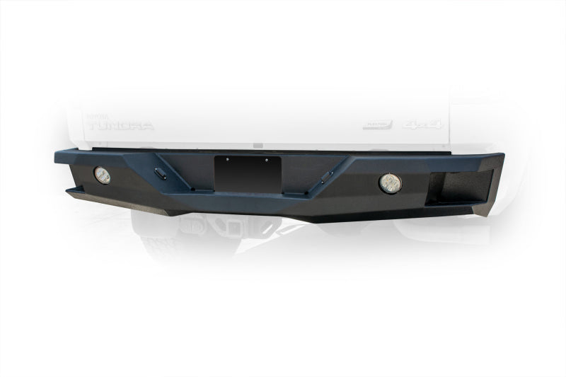 DV8 Offroad RBTT2-02 07-13 Toyota Tundra Rear Bumper Winch Ready - Black Powdercoat