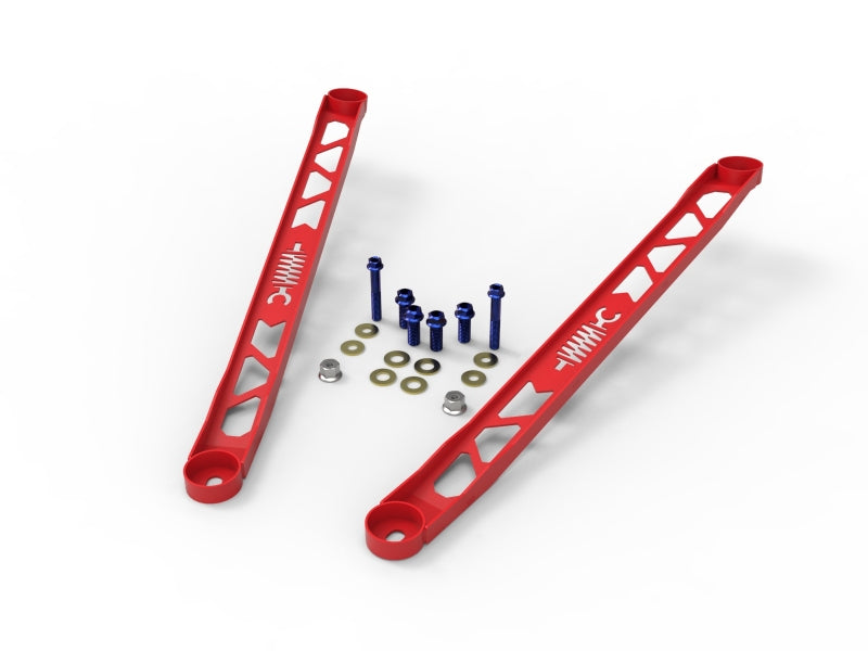 aFe 450-721003-R CONTROL 304 Stainless Steel Front Suspension Strut Brace Red - Toyota GR Supra (A90) 20-21