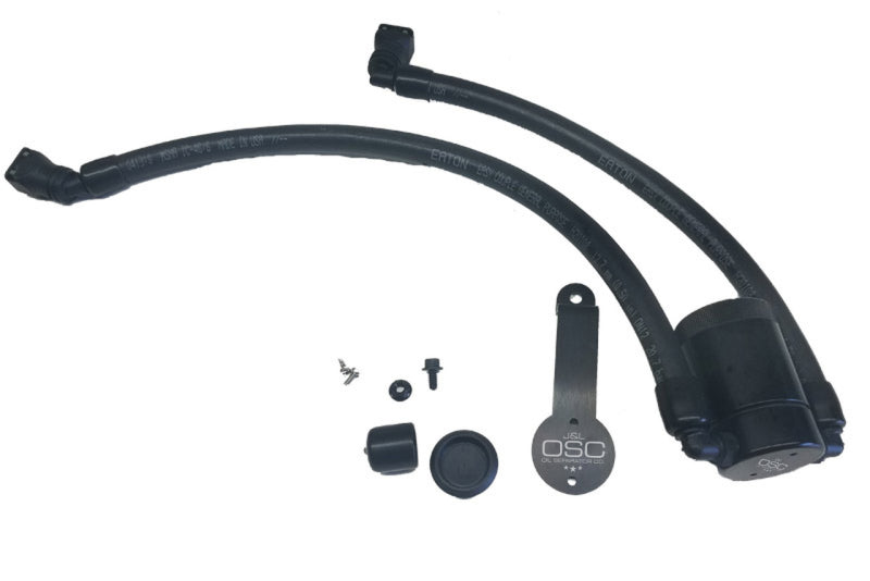 J&L 3024D-B 2018-2023 Ford Mustang GT Driver Side Oil Separator 3.0 - Black Anodized