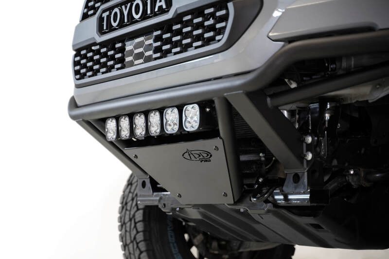 Addictive Desert Designs F688102100103 16-20 Toyota Tacoma PRO Bolt-On Front Bumper - Hammer Black