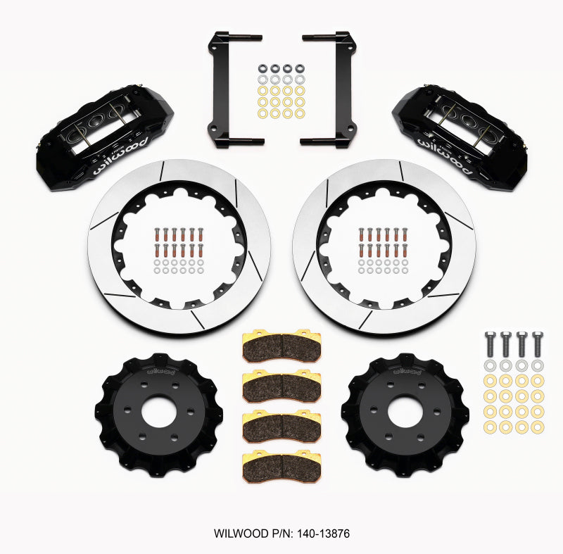 Wilwood 140-13876 TX6R Front Kit 16.00in Black 1999-2014 GM Truck/SUV 1500