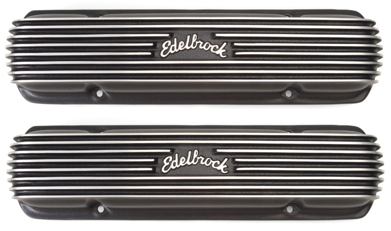 Edelbrock EDE41303 Pontiac Classic Series V/C's - Black Finish