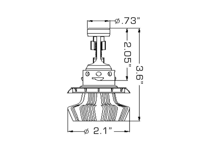 ORACLE Lighting 5236-001 Oracle H13 4000 Lumen LED Headlight Bulbs (Pair) - 6000K
