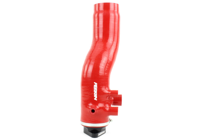 Perrin Performance PSP-INT-424RD PERRIN 15-21 Subaru WRX / 14-18 Forester XT Turbo Inlet Hose 3in. w/ Turbo Adapter Flange - Red