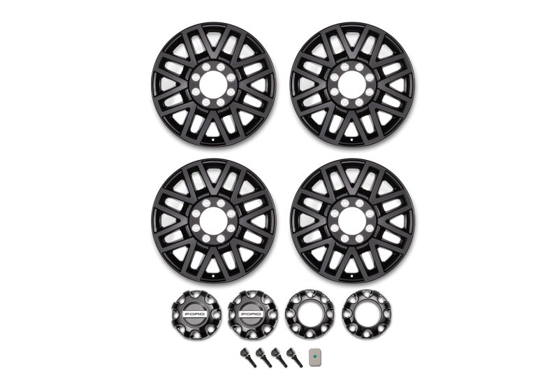 Ford Racing M-1007K-SU2008EB 05-22 F-Super Duty 20in x 8in Wheel Package w/TPMS Kit - Black