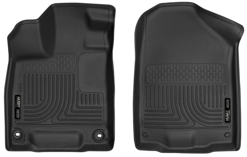 Husky Liners 55491 19-21 Honda Passport / 16-21 Honda Pilot X-act Contour Series Front Floor Liners Black
