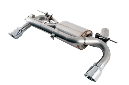 AWE Tuning 3010-32034 BMW F3X 340i Touring Edition Axle-Back Exhaust - Chrome Silver Tips (102mm)