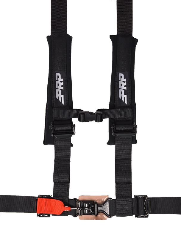 PRP Seats SB4.2LL PRP 4.2 Harness with Latch / Link Lap Belt- Black