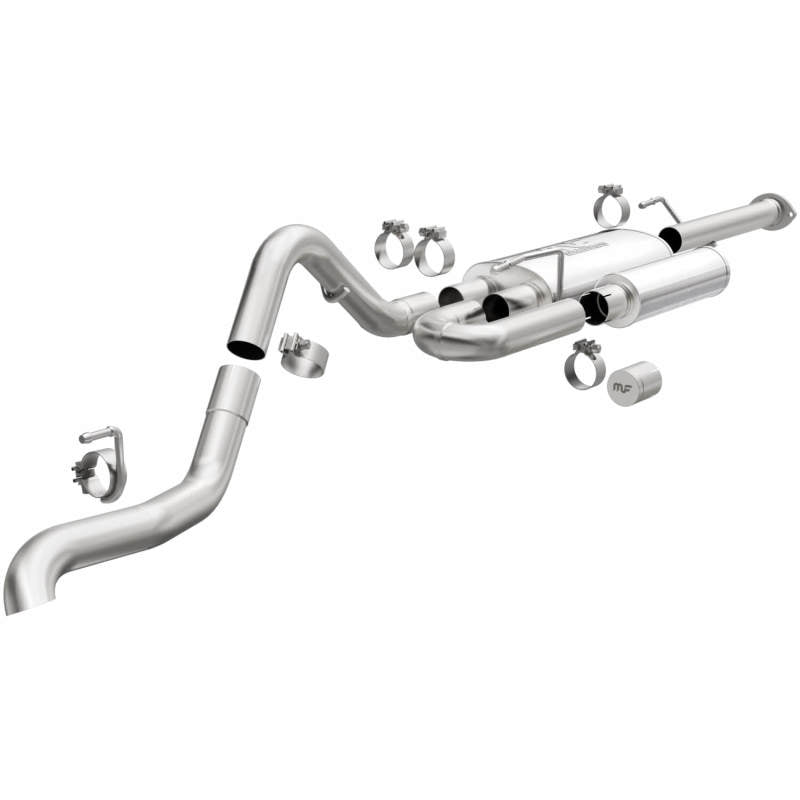 Magnaflow 19583 MagnaFlow Stainless Overland Cat-Back Exhaust 16-21 Toyota Tacoma