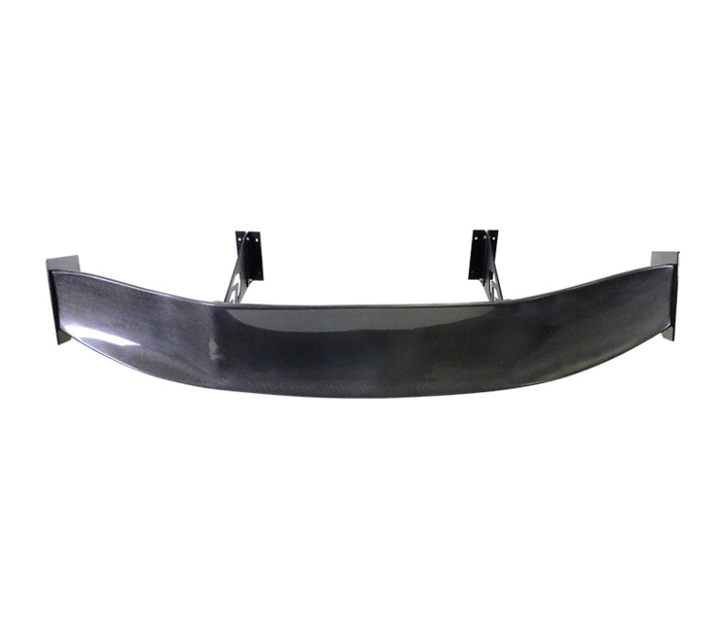 NRG CARB-A691NRG Carbon Fiber Spoiler - Universal (69in.) w/ Logo / Stand Cut Out / Large Side Plate