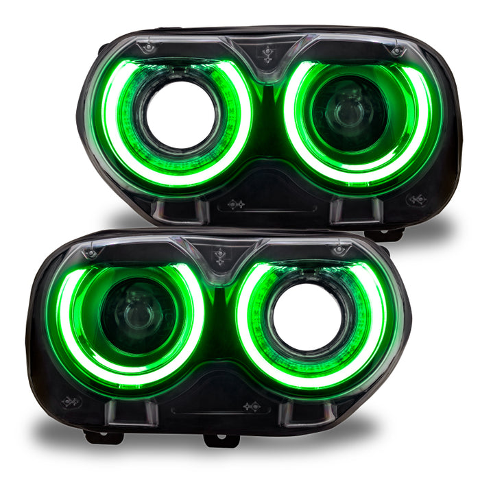ORACLE Lighting 1329-339 Oracle 15-21 Dodge Challenger RGB+W Headlight DRL Upgrade Kit - ColorSHIFT+W