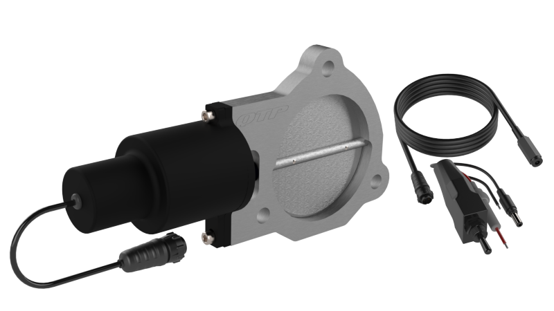QTP QTEC35 3.5in Bolt-On QTEC Electric Cutout Valve - Single