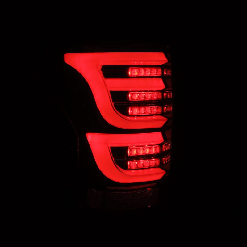 AlphaRex 670040 07-13 Toyota Tundra LUXX-Series LED Tail Lights Alpha-Black