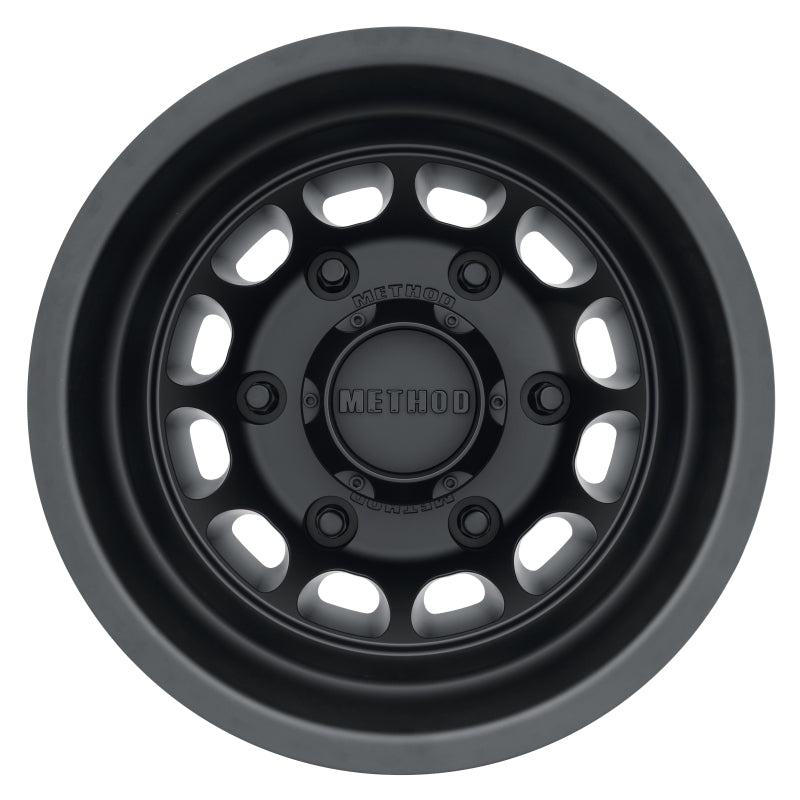 Method Wheels MR901655925138N Method MR901 - REAR 16x5.5 -138mm Offset 6x205 161.04mm CB Matte Black Wheel