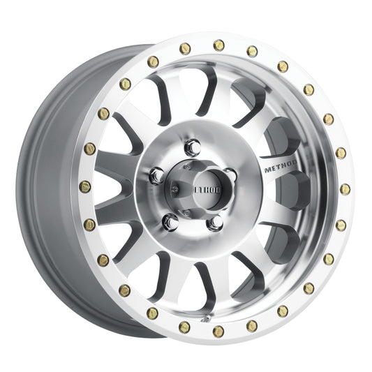 Method Wheels MR30478550300 Method MR304 Double Standard 17x8.5 0mm Offset 5x5 94mm CB Machined/Clear Coat Wheel