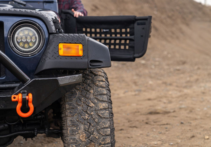 Rampage 7683 1997-2006 Jeep Wrangler(TJ) 2-Door Tube Doors With Netting - Black