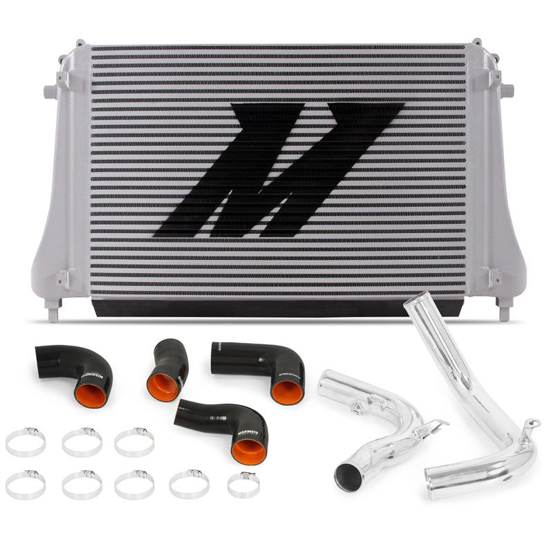 Mishimoto MMINT-MK7-15KP 2015+ VW MK7 Golf TSI / GTI / R Performance Intercooler Kit w/ Pipes (Polished)