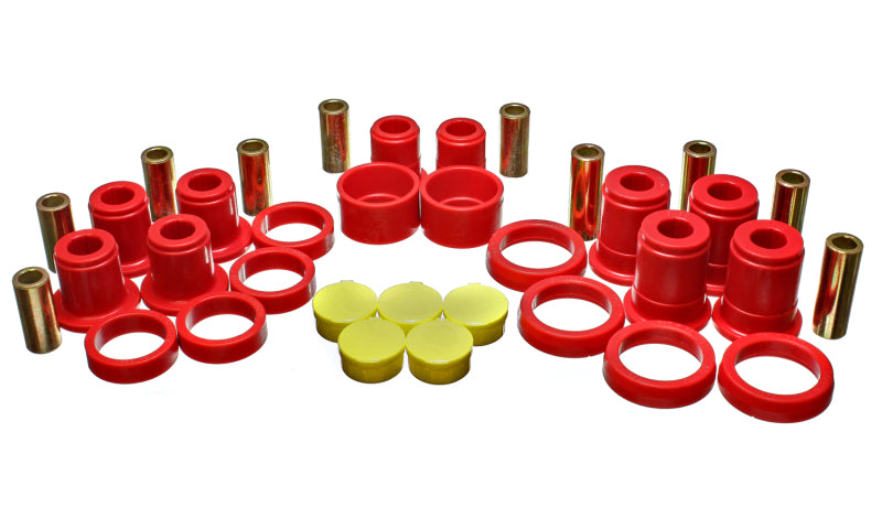 Energy Suspension 3.3194R 02-07 GM SUV Red Rear End Control Arm Bushing Set