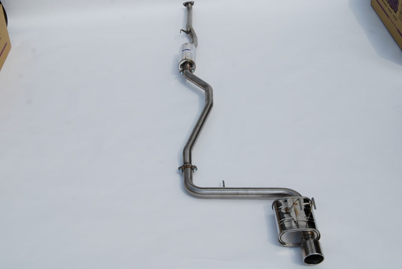 Invidia HS22HC6Q31RSL 2022+ Honda Civic Sport (2.0N/A) 60mm Q300 Cat Back Exhaust - Rolled SS Tips