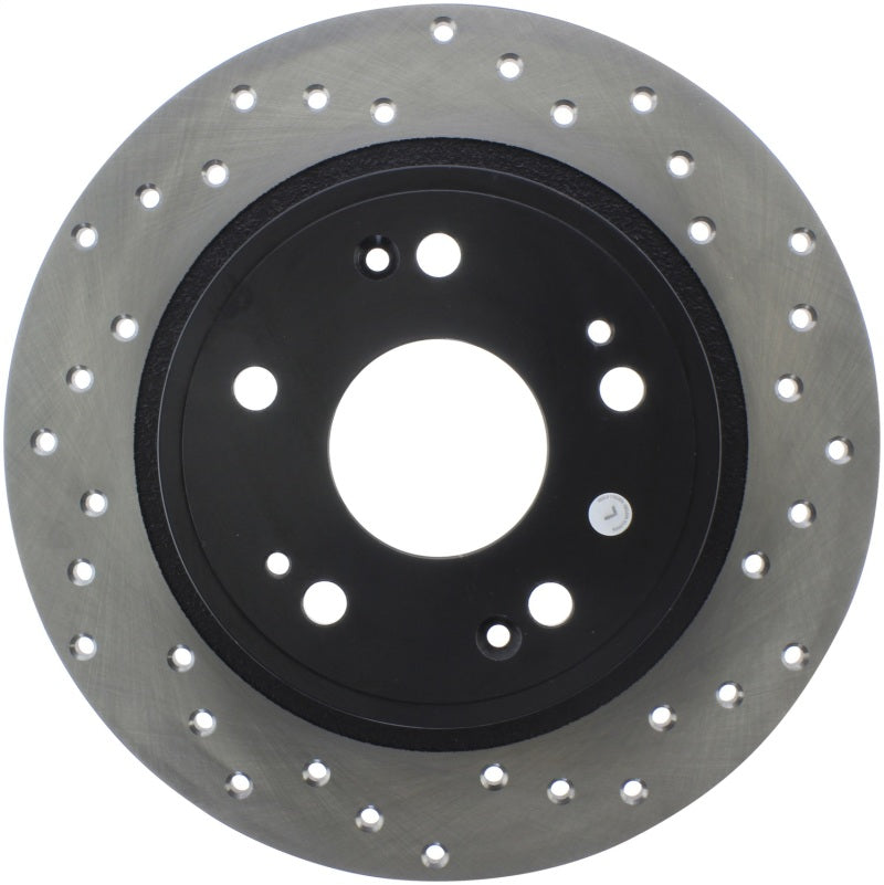 Stoptech 128.40068L StopTech Drilled Sport Brake Rotor
