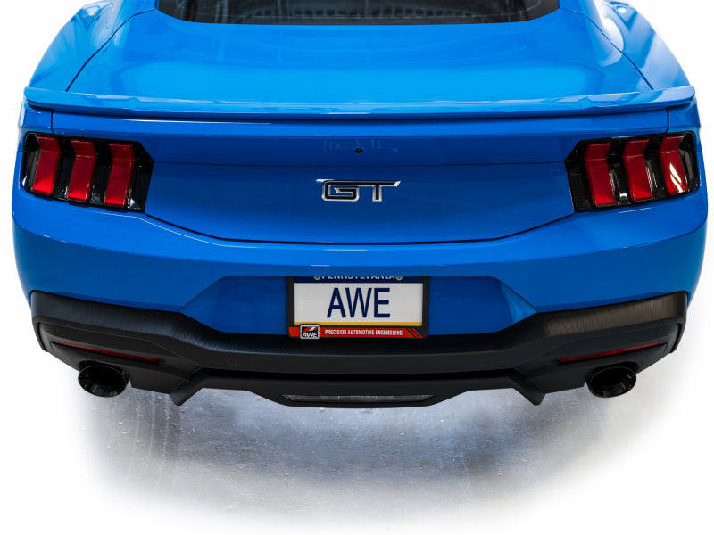 AWE Tuning 3015-33650 AWE 2024 Ford Mustang GT Fastback S650 RWD Touring Catback Exhaust w/ Dual Diamond Black Tips