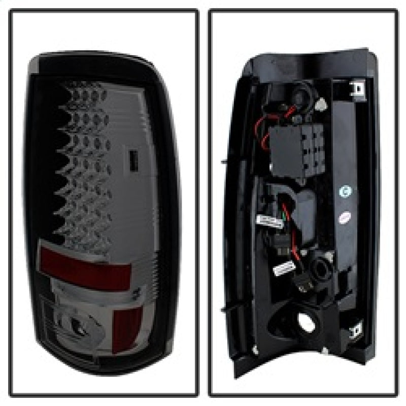 SPYDER 5001764 Spyder Chevy Silverado 1500 03-06 (Does Not Fit Stepside)LED Tail Lights Smke ALT-YD-CS03-LED-SM