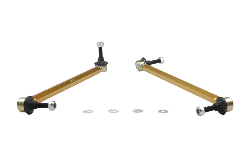 Whiteline KLC177 10+ Chevy Camaro FR Coupe Front Sway Bar - Link Assy H/D Adj Steel Ball (380mm C to C)