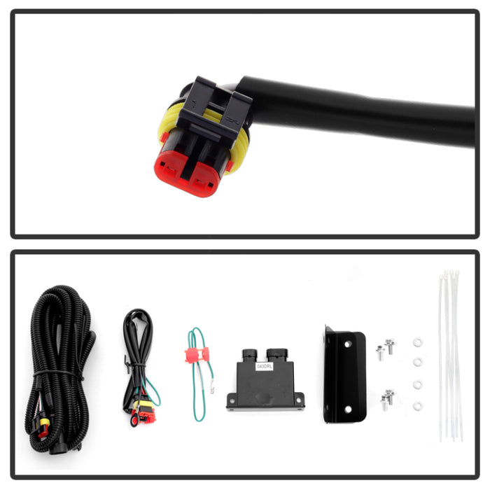 SPYDER 9032691 Spyder Toyota Tundra 14-16 Daytime LED Running Lights System - Blk FL-DRL-TTU2014-BK