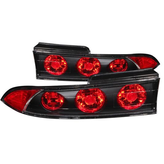 ANZO 221084 1995-1999 Mitsubishi Eclipse Taillights Black