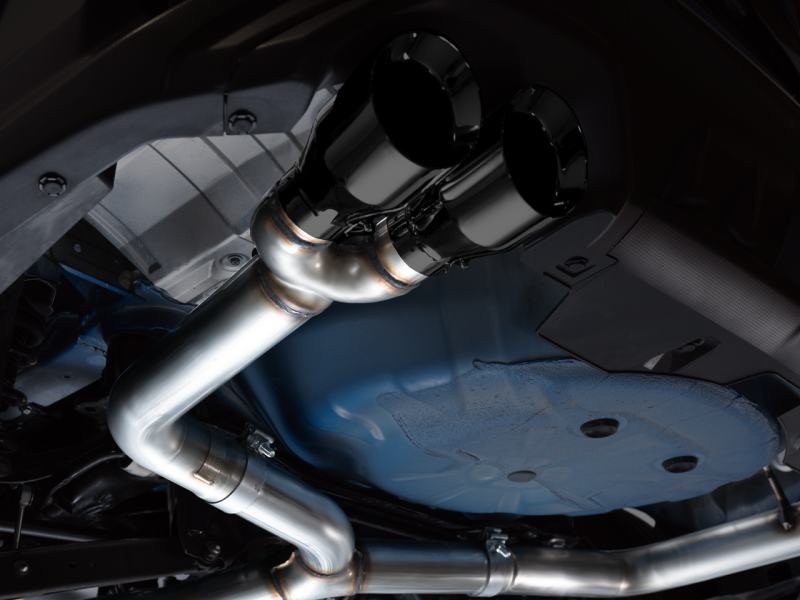 AWE Tuning 3020-43979 2022+ VB Subaru WRX Track Edition Exhaust - Diamond Black Tips